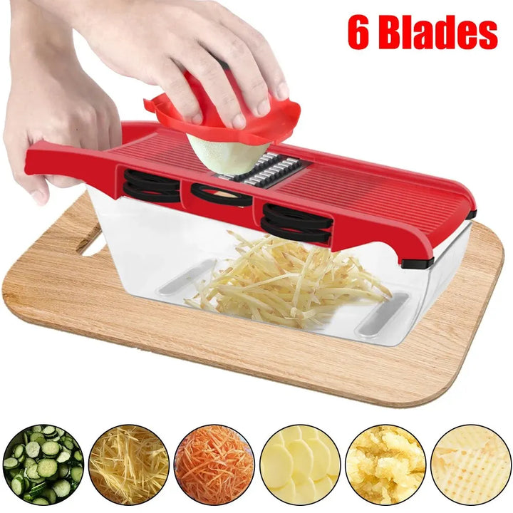 Multi-function Vegetable Cutter Mandoline Slicer