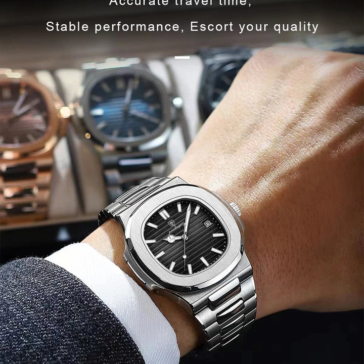 New POEDAGAR Luxury Watch Business Waterproof