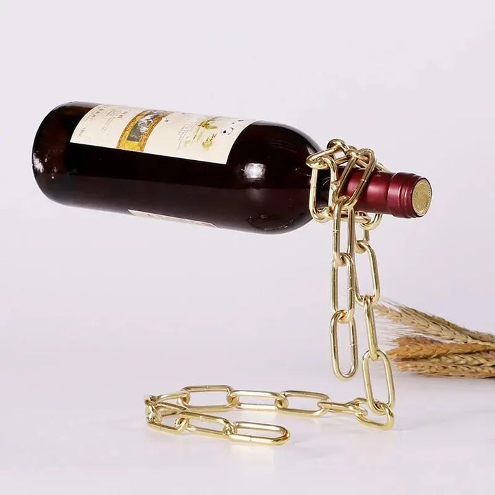 Magic Hanging Chain Rack a Bottle of Display