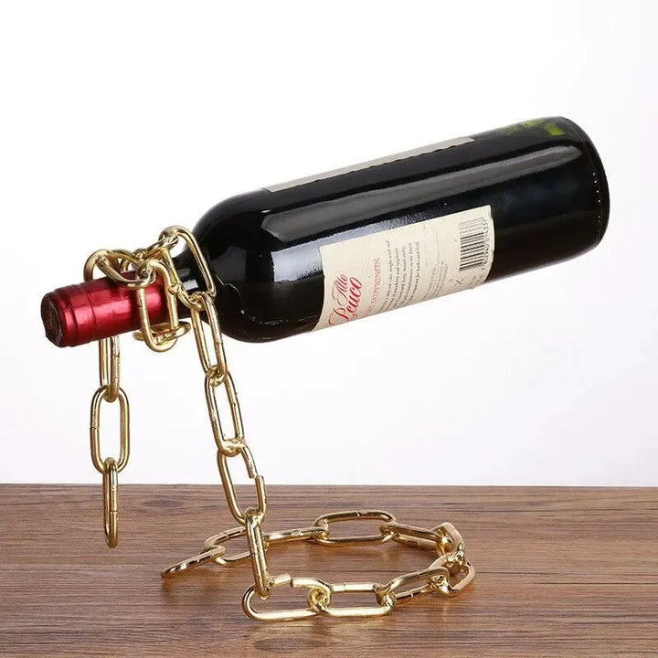 Magic Hanging Chain Rack a Bottle of Display